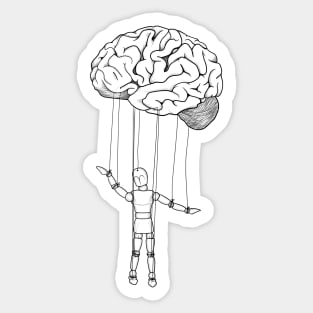 Puppet of the mind Sticker